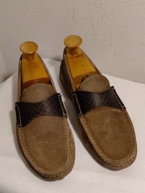 Gucci Men's Suede Penny Loafers